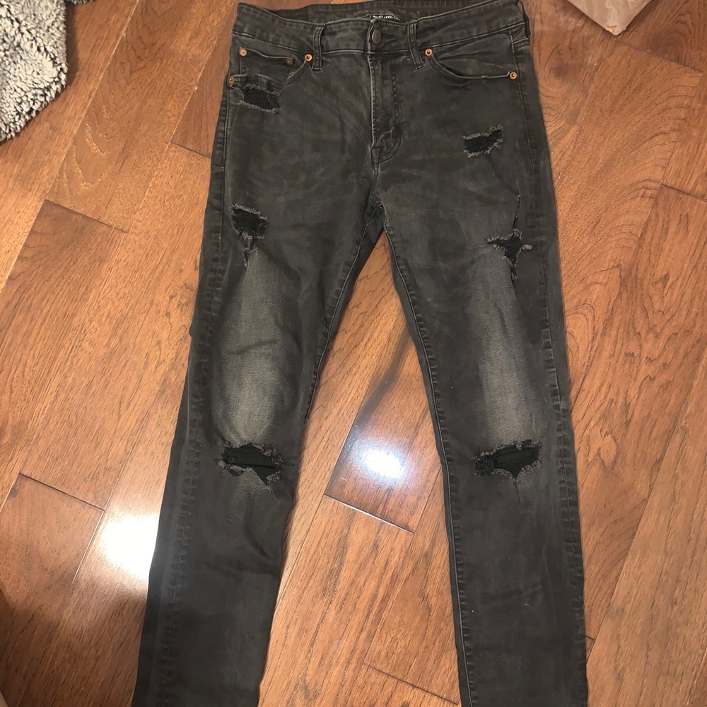 Men’s American Eagle Slim Black Distressed Jeans